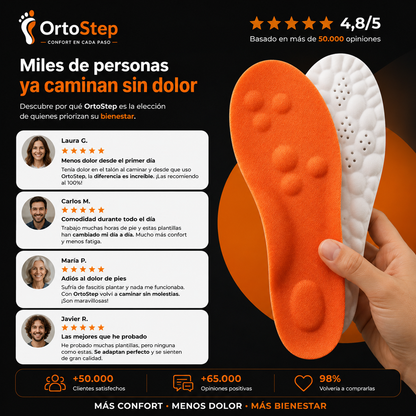 OrtoStep | Comodidad en cada pisada